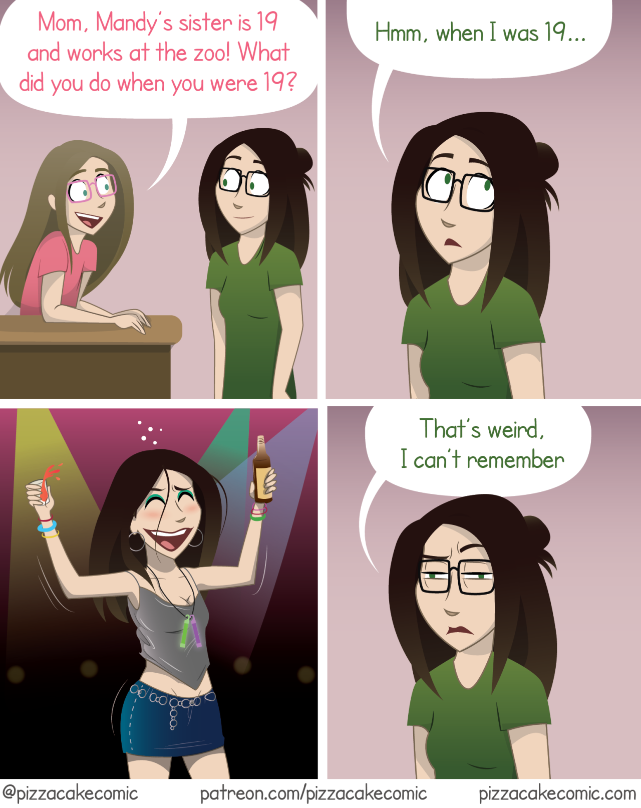 Pizza Cake Comic