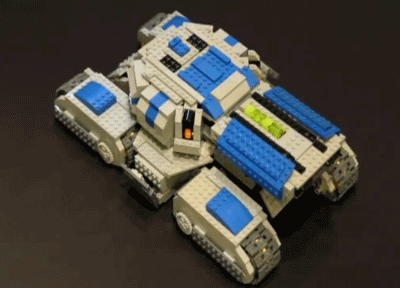 Rápido Archivo diario GifCraft — Lego Starcraft 2 Siege Tank Custom remote...