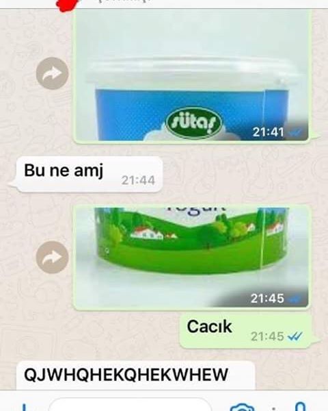 Sütaş
Bu ne amj

Cacık