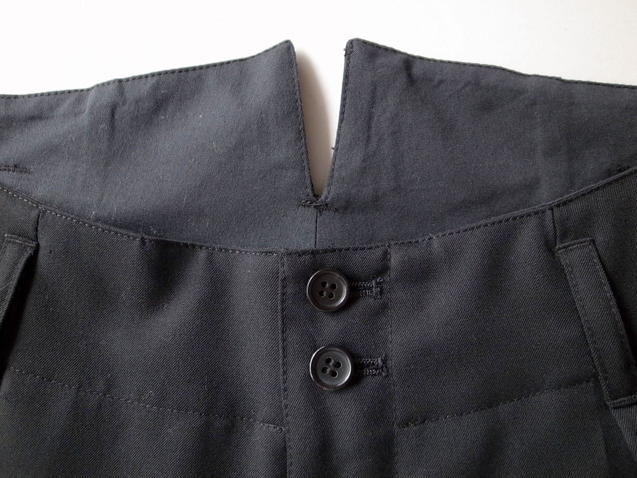 新品本物 sulvam hi カットオフ サルバム ハイウエストパンツ PT waist - スラックス