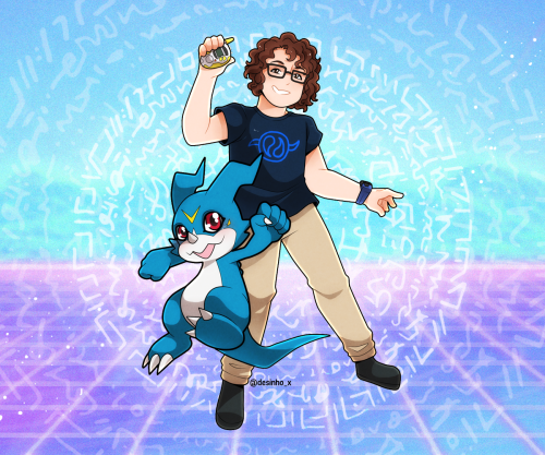 Tamersona - Joe & Veemon  commission by@joekabox Make your tamersona with me! Commissios are o