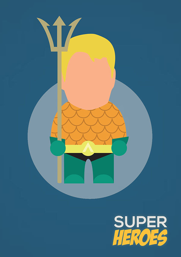 herochan:  DC Superheroes Created by John Sideris 