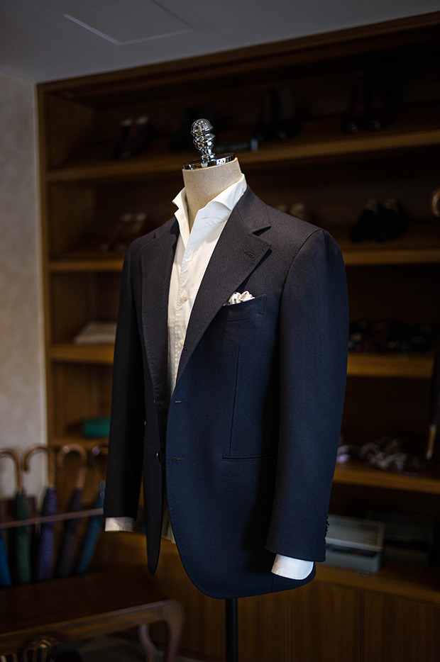 B&TAILOR — 3Ply Navy Sports Coat & One Piece Collar All at...