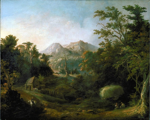 Landscape with Farm and Mountains, Charles Codman, 1832