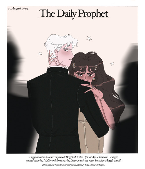 ellemisc: The Daily Prophet leaks the engagement