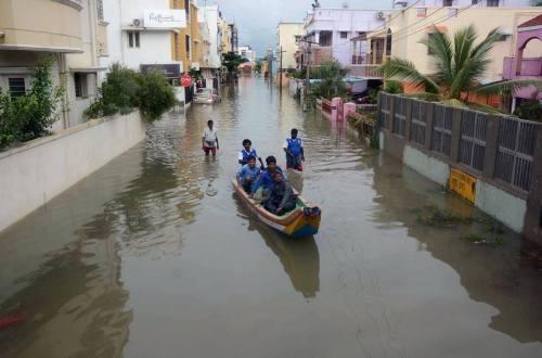 Inundated City – ChennaiFew months ago, I was on a skype call with my dad who lives in Southern Indi