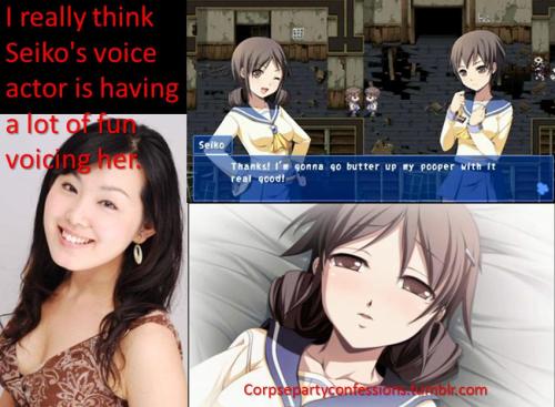 Corpse Party Confessions (Now Open!) — I really think Seiko's voice actor  is having a lot...