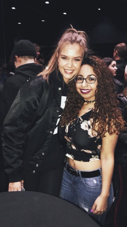 Josephine with fans at Alexander’s NYC album release party for 206: Part I - March 24th, 2018.