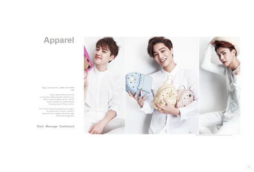 dyothms: APPAREL : page 02 by dyothms / luhyns header ver: static preview / code + alt code sidebar