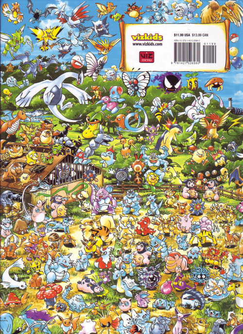 pokescans:Let’s Find Pokémon Gold & Silver cover.