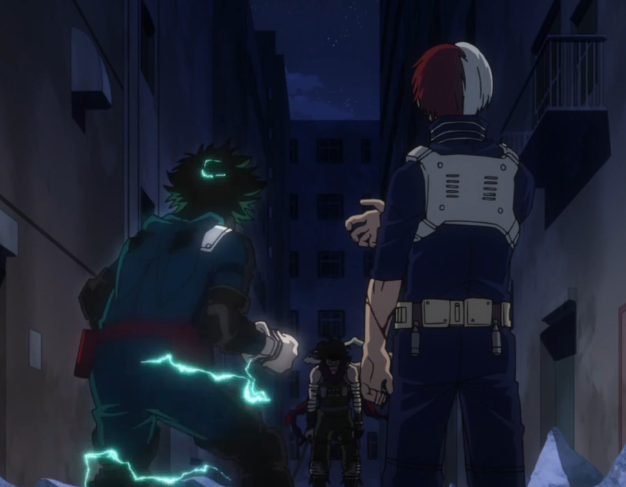 Shingeki no Kyojin/Boku no Hero Academia — Look at Todo protecting Deku ...