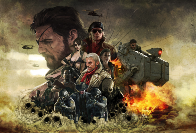 geek-art:  Metal Gear Solid V : The 80’s Fan Art Experience Part 2Et voici le reste