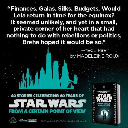 clubjade:Star Wars: From a Certain Point of View reveals | 40th Anniversary short story anthology | 