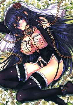 bondage breasts cleavage fishnets garter katsurai yoshiaki lingerie nipples pantsu possible duplicate stockings thighhighs | #314360 | yande.re