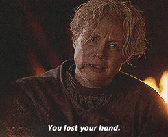 avorpalsword-deactivated2021022:  Craven, Jaime thought…. Can it be? They took my sword hand. Was that all I was, a sword hand? Gods be good, is it true? 