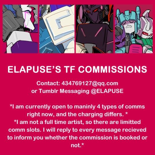 Elapuse’s TF Commissions!