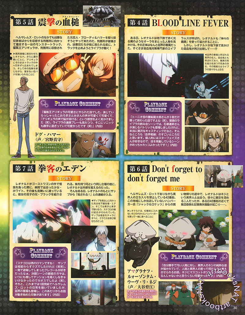 Anime Zone Artbooksnat Kekkai Sensen 血界戦線 New Cover And Anime Zone Artbooksnat Kekkai Sensen 血界戦線 New Cover And