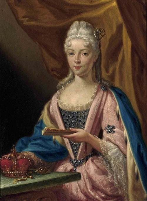 Princess Maria Clementina Sobieska,wife of Prince James Francis Edward Stuart, by Francesco Trevisan