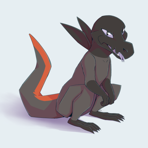 luanna249: Quick art I did of cute lil’ Salandit on a youtube live stream. Full-size Here is s