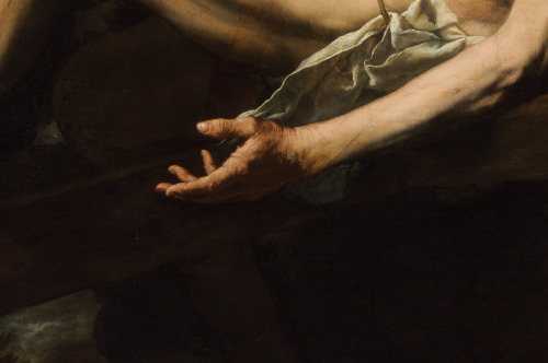 artdetails: Jusepe de Ribera, Martyrdom of St. Andrew (detail), 1628