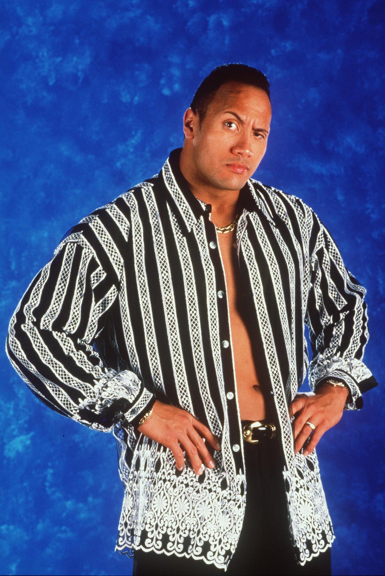 the rock versace shirt