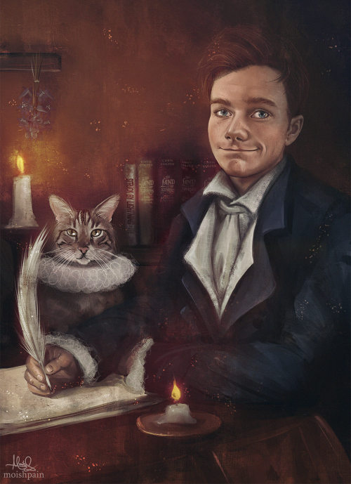 I get a lot of dumb ideas thinking it&rsquo;s genius and then I paint&hellip;.  Chris Colfer and Bri