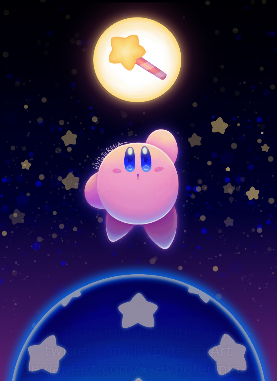 Hypo's doodles — Daily Kirby 27/30: Star Rod Happy 27th birthday