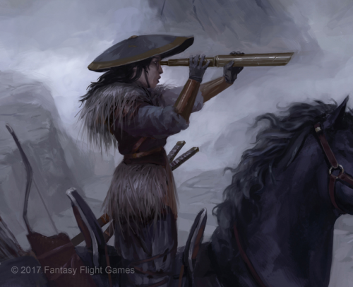 Shinjo Scout for Legend of the Five Rings ~ Thanks AD Andy Christensen ! :) © Fantasy Flight Games