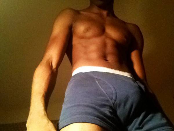 blackgayporn:  #bigbulge #TastyTuesday - sink your face into these big black bulges.