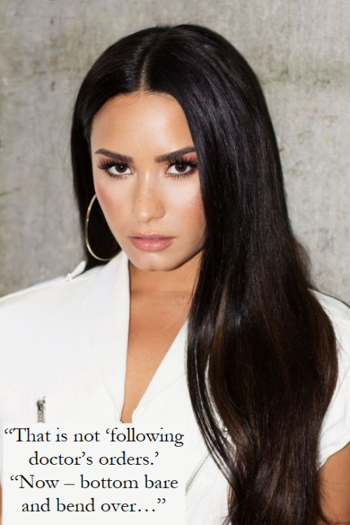 beautiful-when-she-s-angry:Demi Lovato Males tend not to follow doctor’s orders, so this would be a 