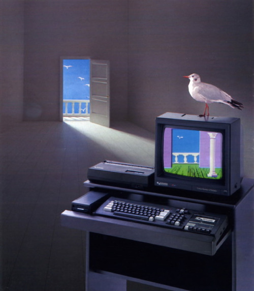 thegikitiki - Detail from 1985 Advertisement for the Amstrad CPC...