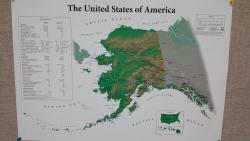 viralthings:  Alaskans tired of always being shoved in a corner? Well here is an updated map of the United States.