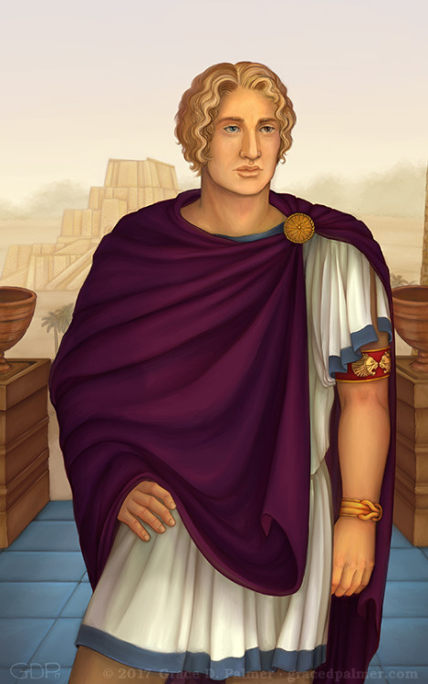 A historical commission for a change: Alexander the Great. There’s a certain amount of artisti