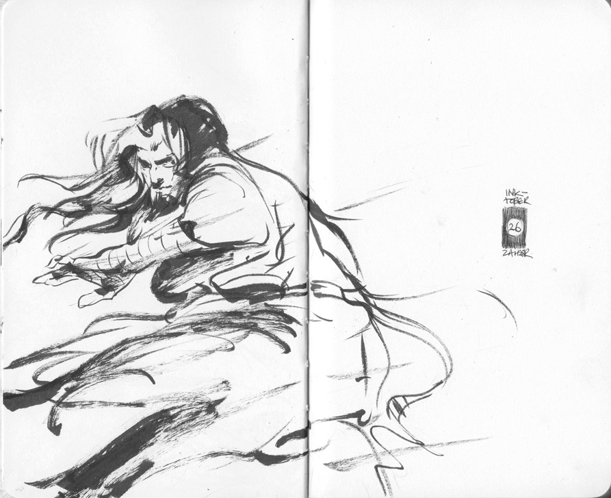 theartsmrr:  A couple more fave Legend of Korra inks I did for le Inktober 2015!