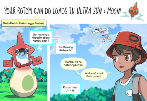 finalsmashcomic:Rotom’s ReturnWith the arrival of Ultra Sun and Ultra Moon, I thought it perti
