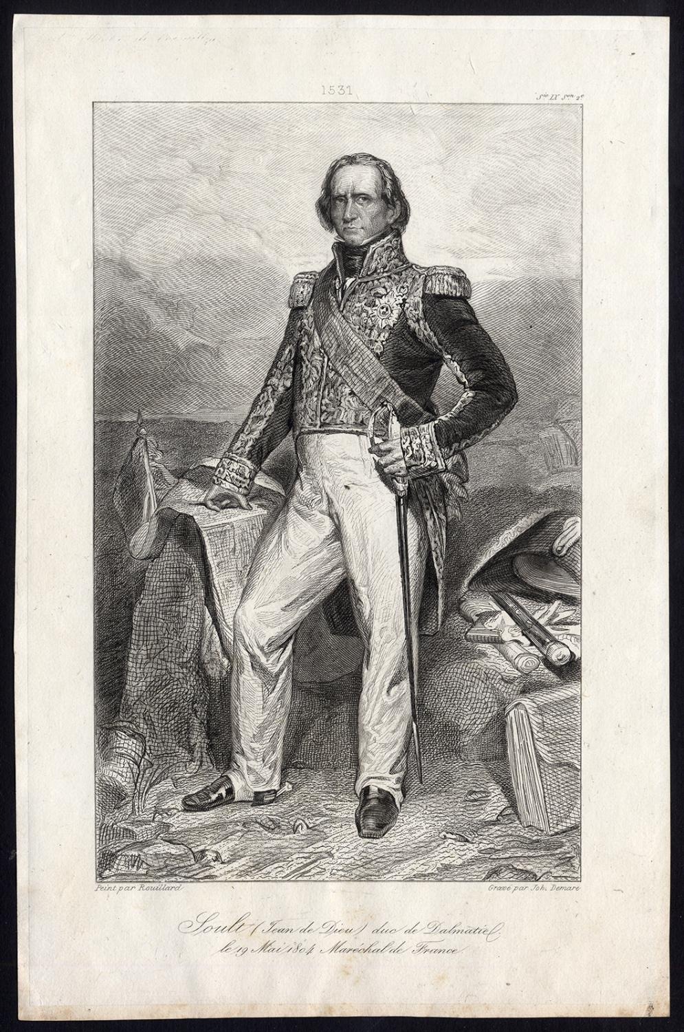 An engraving of the The Napoleonic general, Louis-Nicolas Davout News Photo  - Getty Images