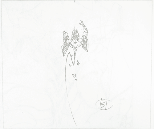 ateliergokujou: Sequence highlights Eva Unit 1’s reactivation and berserk attack on Sachie l#2_C261 Unit 1 readies itself for bounding leap towards the angel, after reactivation.  #2_C264Unit 1 collides with Sachiel after bounding flip, proceeding