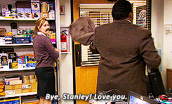 dundermifflinscranton:  Stanley just drank OJ out of my mug and didn’t seem to