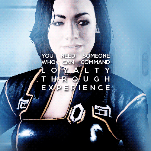 couslands:  I won’t let you down, Shepard.  Miranda Lawson <3