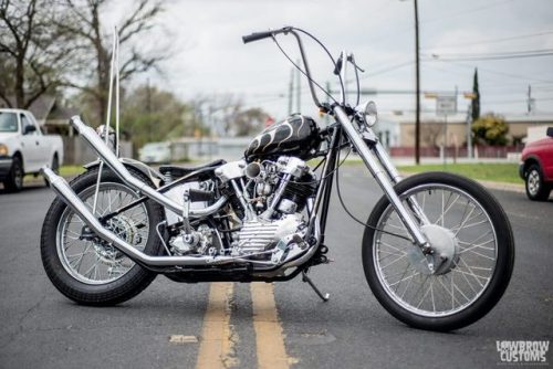 1946 Knucklehead built by Matt JacksonMore pictures at Lowbrow