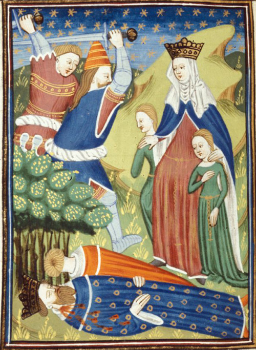 Ilustration from De claris mulieribus by Giovanni Boccaccio in an anonymous French translation from 