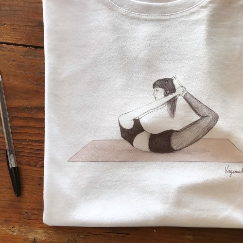 my drawings series about Yoga is now a T-shirt collection thanks to Hop edition:) find them www.stay