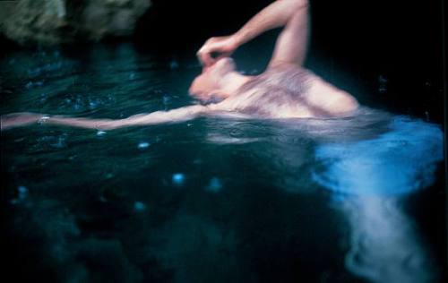 Nan Goldin - Guido floating, Levanzo, Sicily, 1999