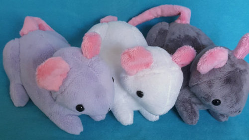 plushieanimals:rat plushies!