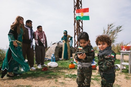 m4zlum:Kurds in Lebanon celebrating Newroz