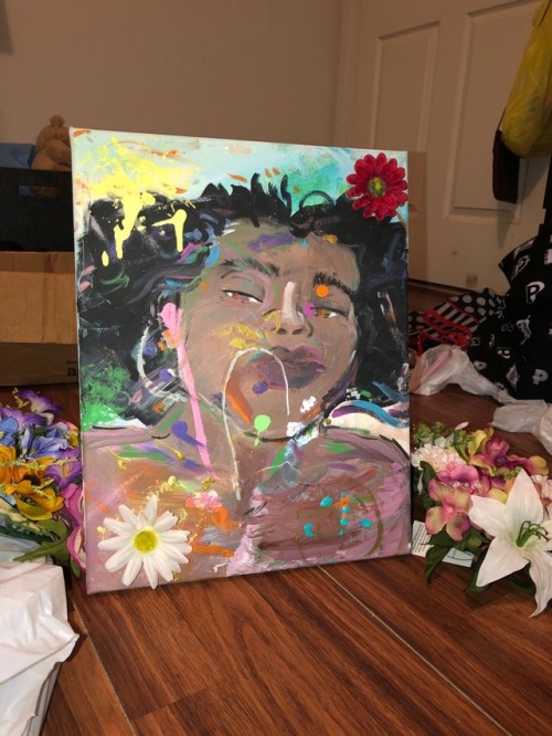 I Once Painted A Canvas With A Boy We Made Art Together  That Boy Was Not Nice One Day I Punched