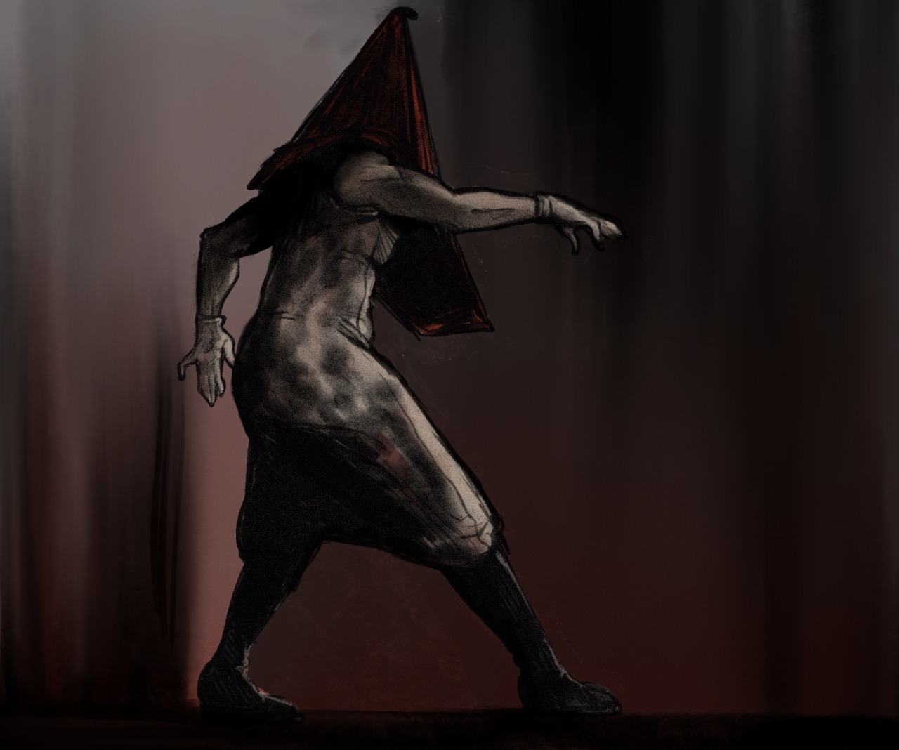 Pyramid Head drawn by me (ig: utot_butot/t: vampy_lila) : r/deadbydaylight