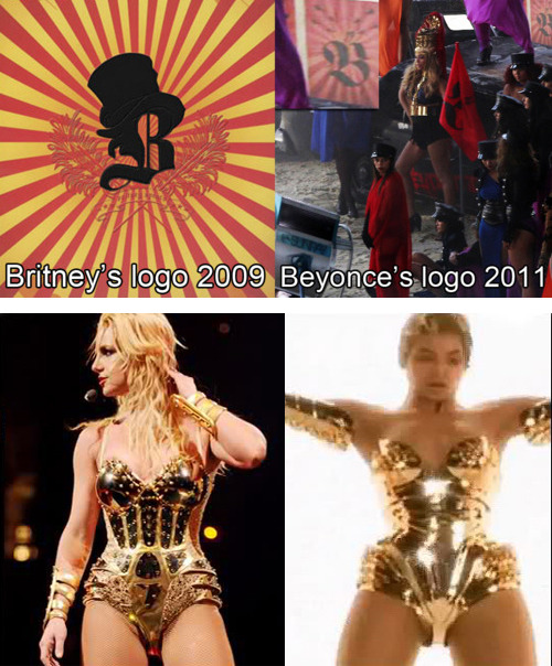 ivan6891:  badbitchney:  triptoyourheart-britney:  french:  thotology:  britneyspearslovers:  Britney did it first.  But Beyonce actually has talent and can sell more than 5 albums  *Its not about who did it first, kids. Its about who did it better. And