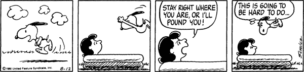 dweemeister: Peanuts by Charles M. Schulz (August 12, 1980)