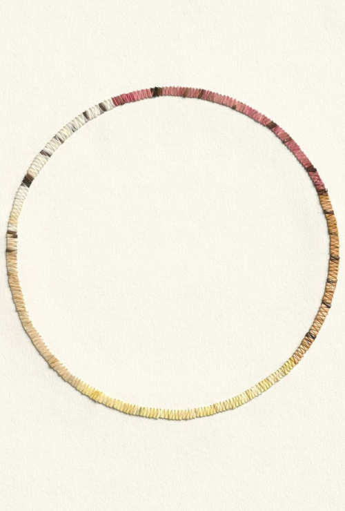 Vanessa Dion Fletcher | Relative Gradient. 2020Porcupine Quillwork Weaved in The Shape of Circle, Re